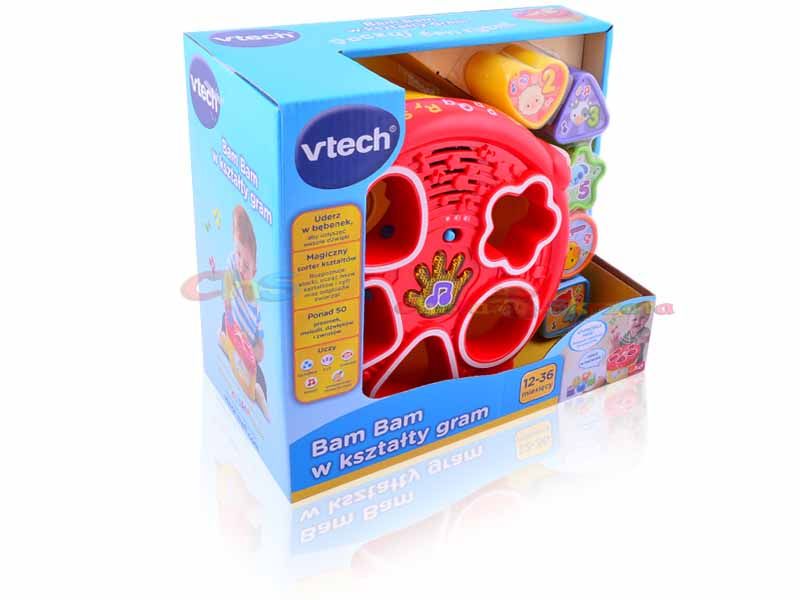 vtech bam bam w kształty gram 12-36 607670 trefl