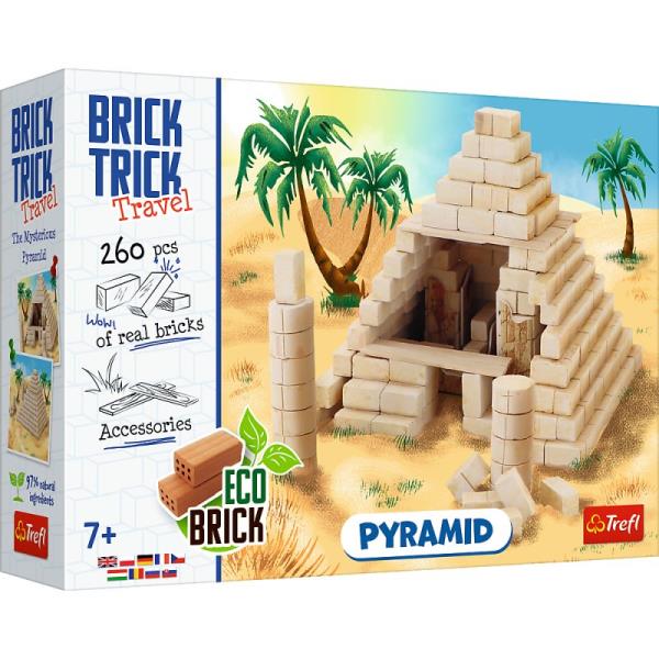 trefl buduj z cegły travel piramida 61550