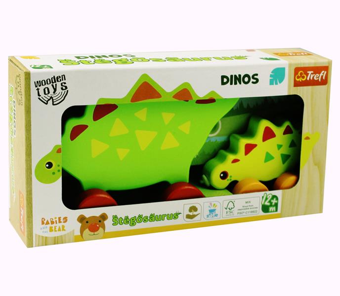 trefl drewno dinos stegosaurus 61747