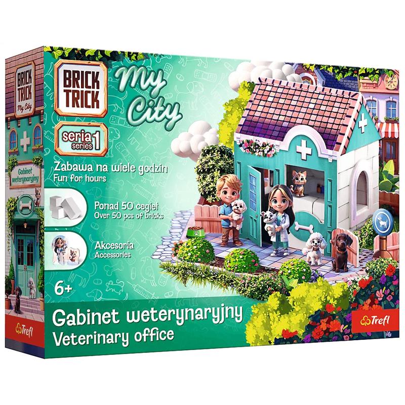 TREFL BUDUJ Z CEGŁY MY CITY GABINET WETERYNARYJNY 62697