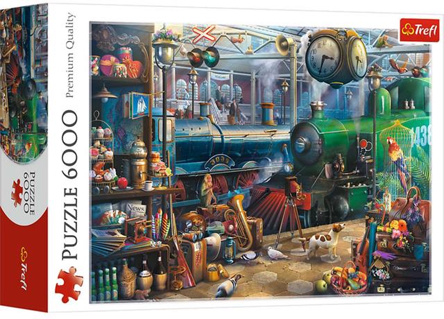 TREFL PUZZLE 6000EL STACJA KOLEJOWA 65004
