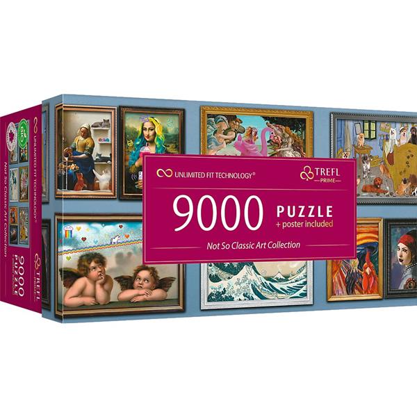 trefl puzzle 9000el not so classic art collection 81021