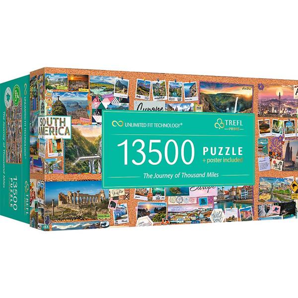 TREFL PUZZLE 13500EL THE JOURNEY OF THOUSAND MILES 81025