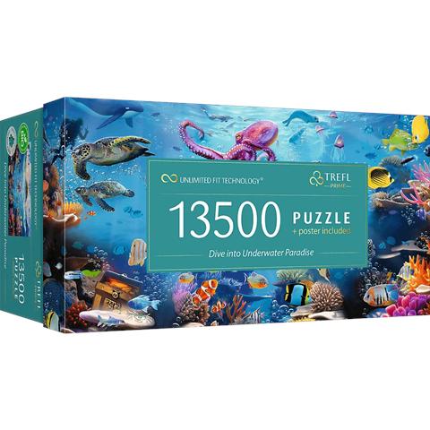 TREFL PUZZLE 13500EL DIVE INTO INDERWATER PARADISE 81027