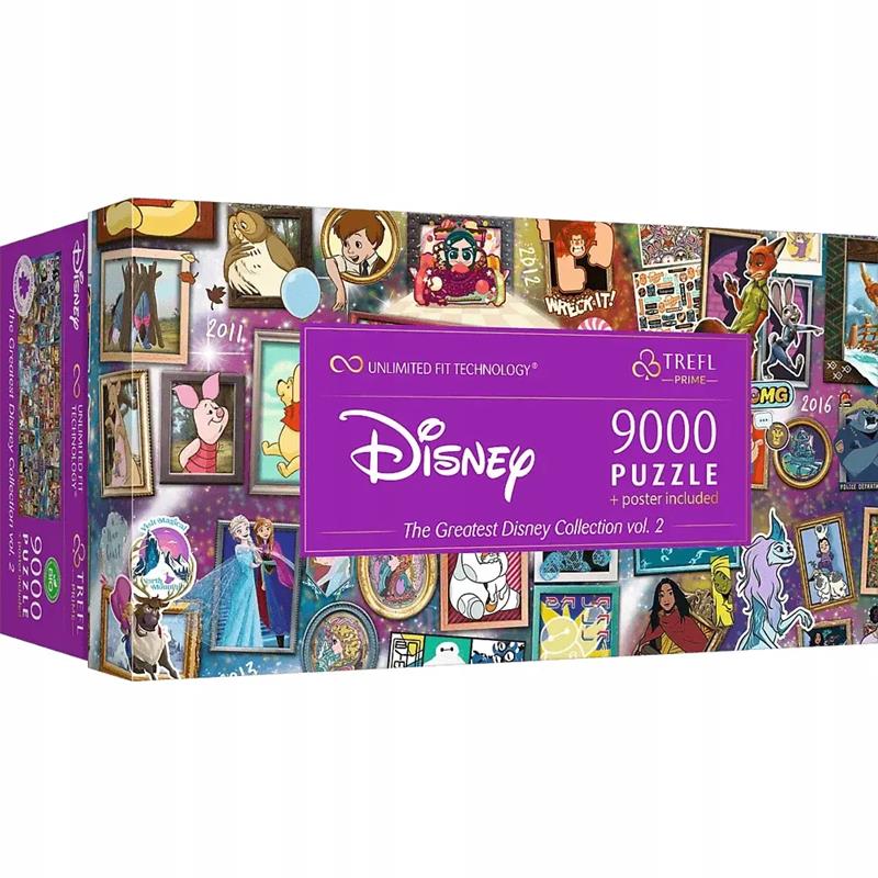 TREFL PUZZLE 9000EL THE GREATES DISNEY COLLECTION 2 81043