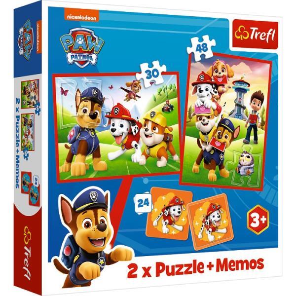 trefl puzzle 2w1 memos psi patrol psia ekipa 93337