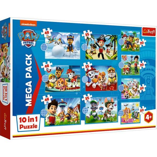 trefl puzzle 10w1 psi patrol niezawodna drużyna 96001