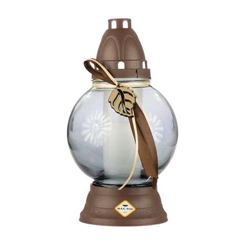 MAX-ZNICZ 1071 NATURA 2 BRĄZOWY GRFIT   OP.6SZT WYS.25CM