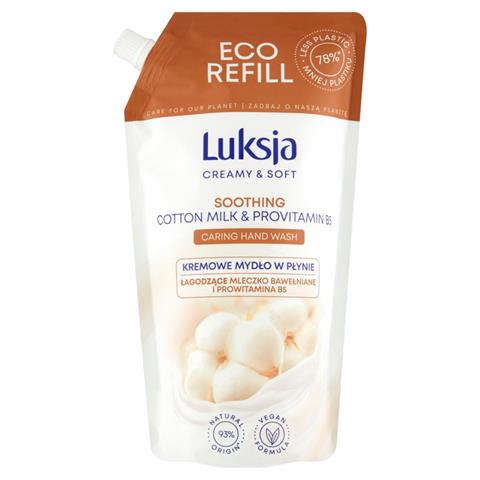 LUKSJA MYDŁO W PŁ.900ML.ZAP.COTTON NEW