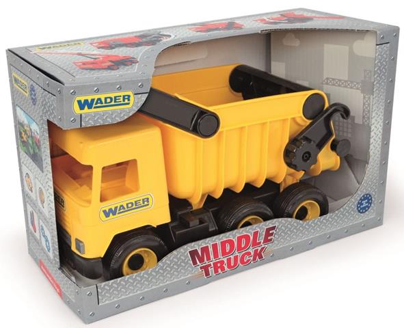 WADER MIDDLE TRUCK WYWROTKA ŻÓŁTA W KARTONIE