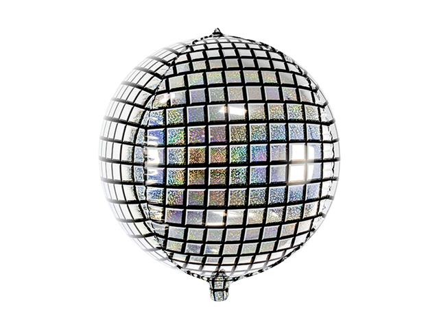 Balon foliowy Kula dyskotekowa, 40cm PARTYDECO