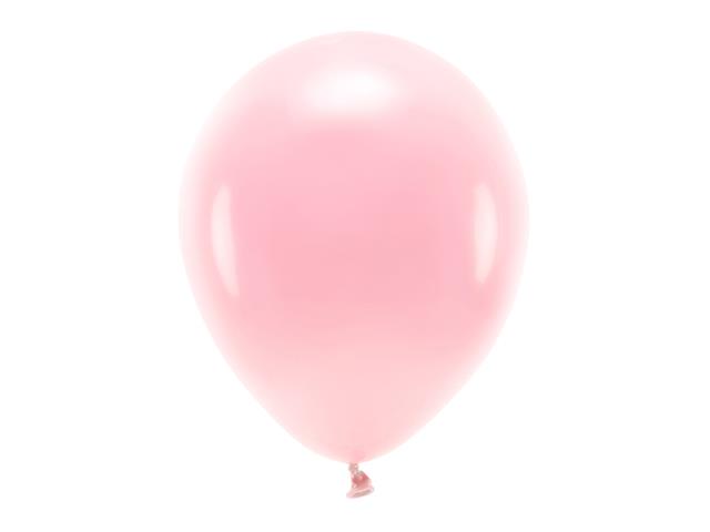 Balony Eco 30cm pastelowe, rumiany różowy: 1op./10szt. PARTYDECO