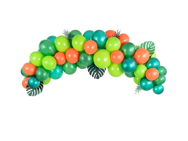 Girlanda balonowa - Dino, 200cm: 1op./60szt. PARTYDECO