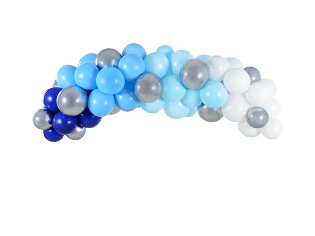 Girlanda balonowa - niebieska, 200cm: 1op./60szt. PARTYDECO