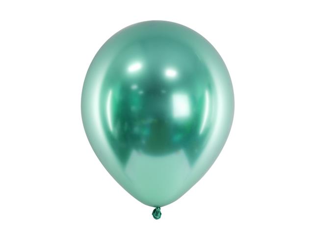 Balony Glossy 30cm, butelkowa zieleń: 1op./10szt. PARTYDECO