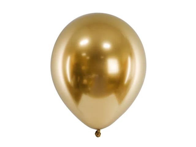 BALONY GLOSSY  30CM, ZŁOTY PARTYDECO