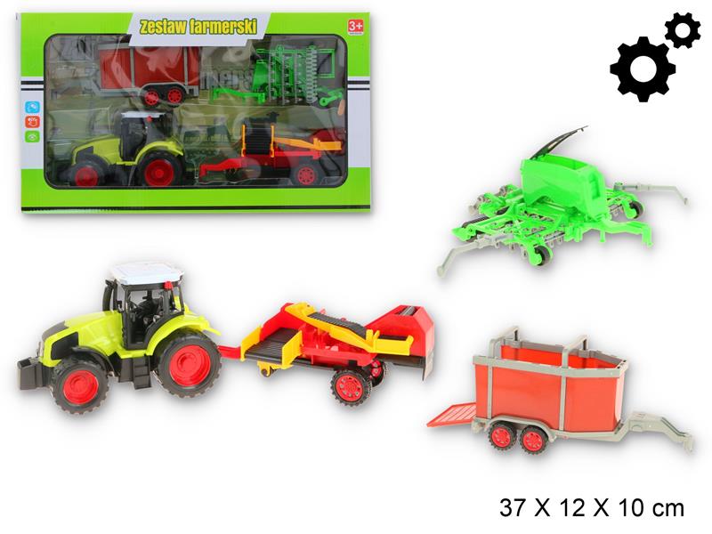 gazelo zestaw traktor + 3 maszyny rolnicze g178084