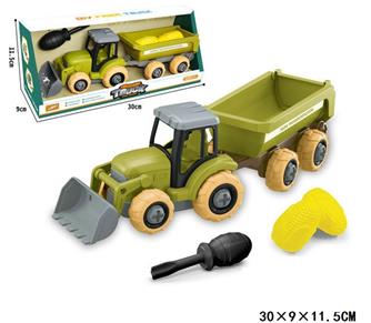 gazelo traktor z przyczepą do skręcania g190370