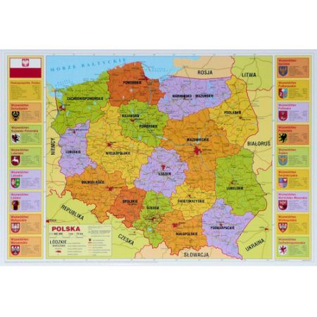 DERFORM PODKŁAD OKLEJANY POLSKA ADMINISTRACYJNA /10/