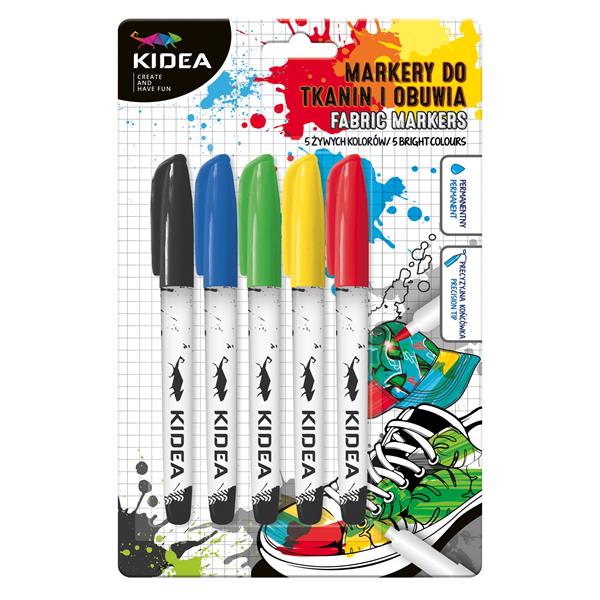 DERFORM MARKERY DO OBUWIA I TKANIN 5KOL MOT5KA KIDEA /12/
