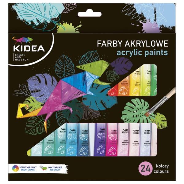 derform farby akrylowe 24 kolory 6ml    faa24ka kidea /12/