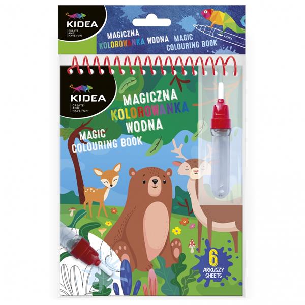 DERFORM KOLOROWANKA WODNA MAGICZNA I ZWIERZĘTA KIDEA /24/