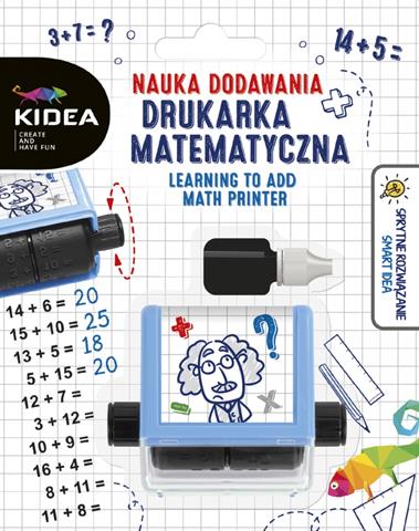 derform drukarka matematyczna do nauki  dodawania kidea /12/