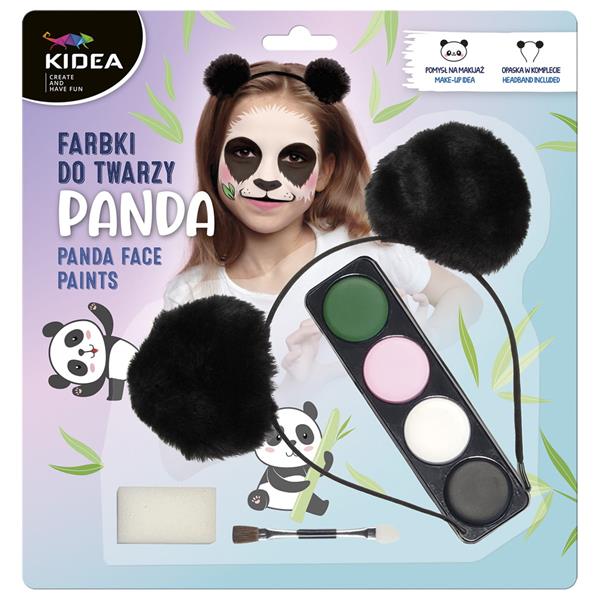 DERFORM FARBKI DO MALOWANIA TWARZY Z    OPASKĄ PANDAFDTZPAKA KIDEA /12/