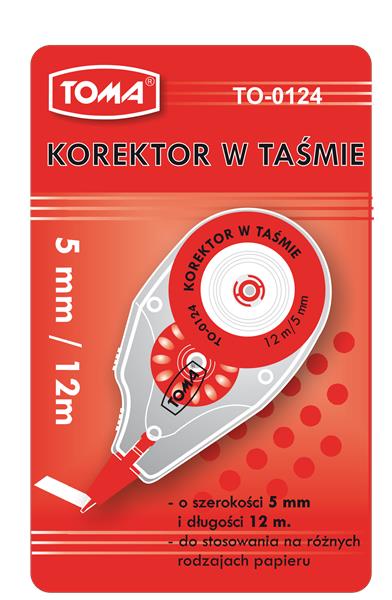 toma-korektor w taśmie 12m/5mm to-0124  /12/