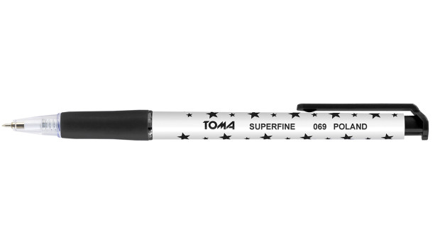 toma-długopis superfine automatyczny    czarny to-069 /20/