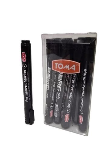 TOMA-MARKER PERMANENTNY CZARNY TO-092   /12/