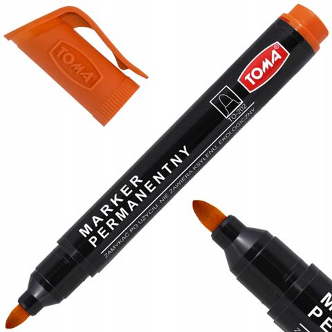 TOMA-MARKER PERMANENTNY POMARAŃCZOWY TO-202 /10/