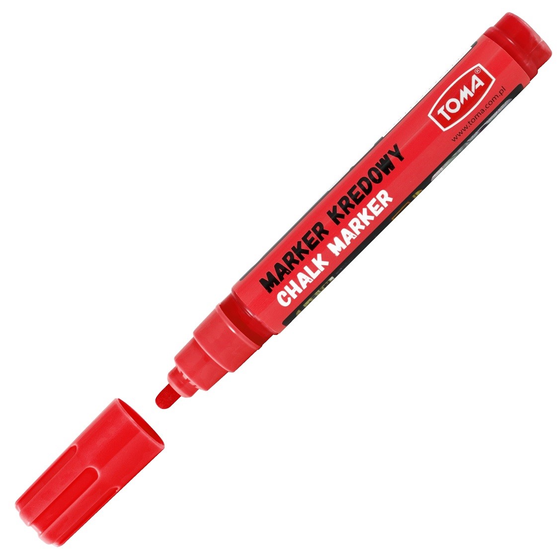 toma-marker kredowy okrągły czerwony    to-292 4.5mm 8g /10/
