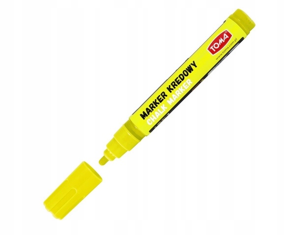 toma-marker kredowy okrągły żółtty      to-292 4.5mm 8g /10/