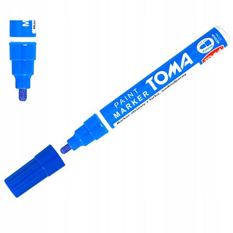 toma-marker olejowy 2.5 wodoodporny niebieski
