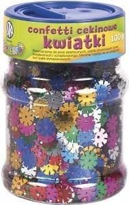 astra cekiny kwiatki 100g mix kol.335   114 004 /6/