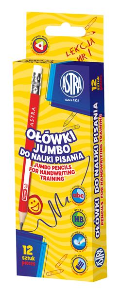 ASTRA OŁÓWEK JUMBO DO NAUKI PISANIA 