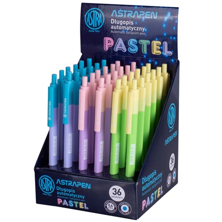 astra długopis automatyczny pastel 0.6mm201 121 001 astrapen /36/