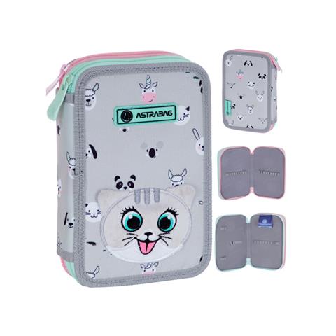 astra piórnik podwójny bez wyposażenia  astrabag kitty the cute ac2 503 023 026