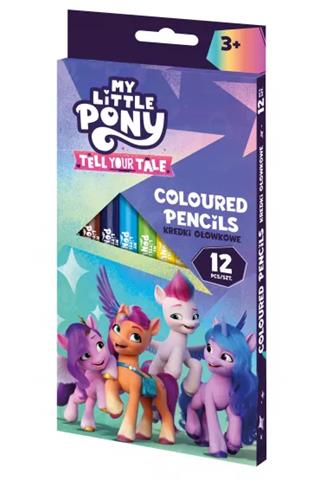 ASTRA KREDKI OŁÓWKOWE 12 KOLORÓW TRÓJKĄTNE MY LITTLE PONY 312 024 052