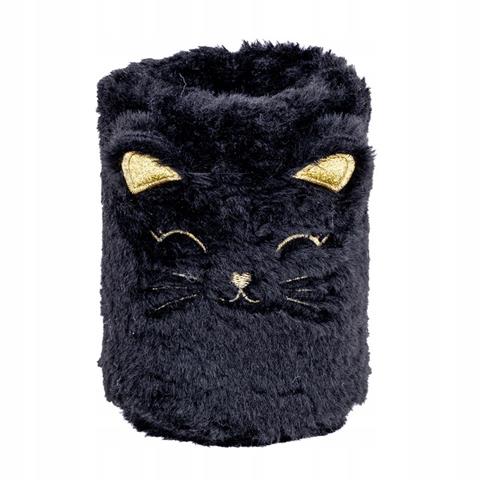 ASTRA PRZYBORNIK NA BIURKO PLUSZOWY ASTRABAG FLUFFY KITTY BLACK 411 025 002