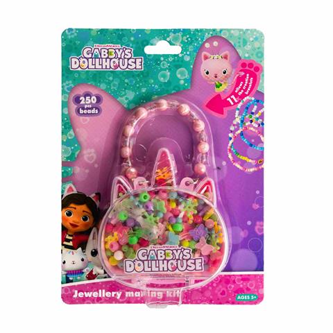 ASTRA ZESTAW KORALIKÓW KOCI DOMEK GABBY 250SZT + 2M.GUMKI JEDNOROŻEC