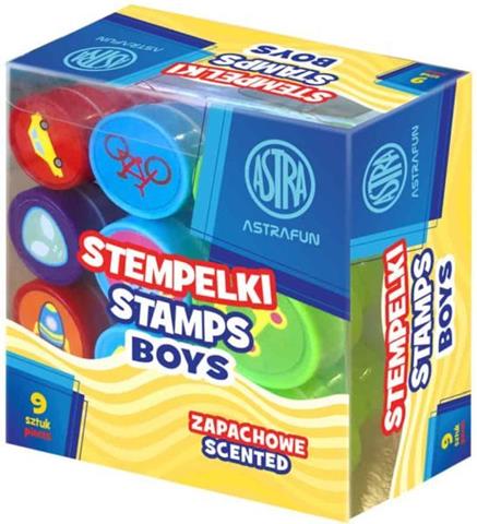 ASTRA STEMPELKI ZAPACHOWE ASTRAFUN BOYS OP.9SZT.