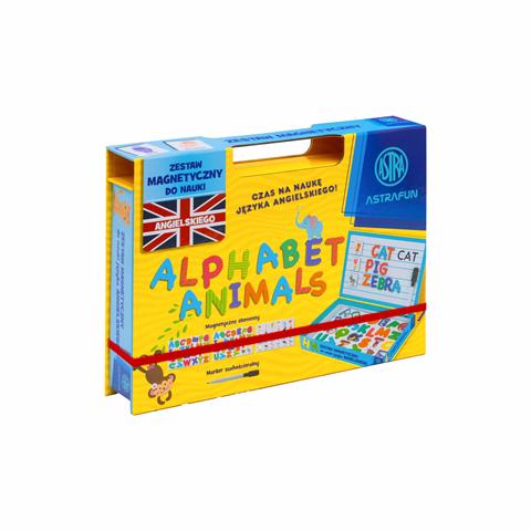 ASTRA ZESTAW EDUKACYJNY MAGNETYCZNY DO NAUKI ANGIELSKIEGO W PUDEŁKU Z RĄCZKĄ ASTRAFUN 338 025 901 /8/