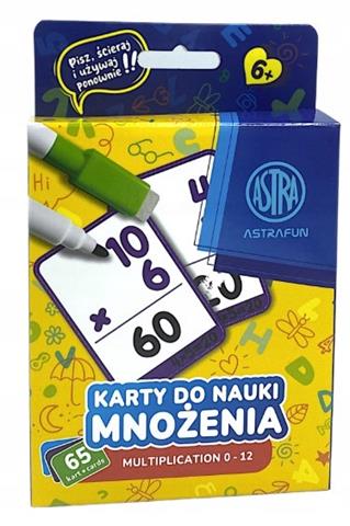 ASTRA KARTY EDUKACYJNE PISZ I ŚCIERAJ NAUKA LICZENIA ASTRAFUN 338 025 905 /6/