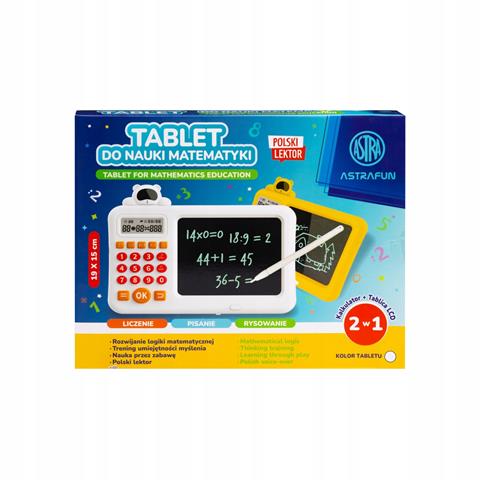 ASTRA TABLET DO NAUKI MATEMATYKI LCD 19X15CM. LEKTOR POLSKI 338 025 906