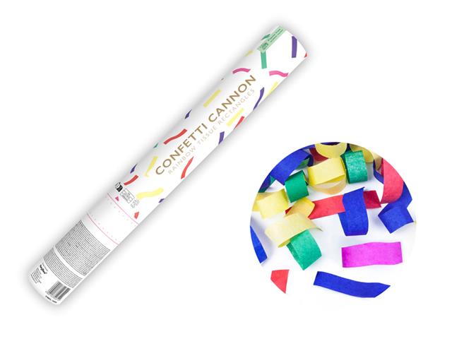 Tuba z konfetti, mix, 40cm PARTYDECO