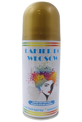 god-lakier do włosów złoty 125ml