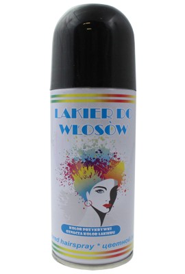 god-lakier do włosów czarny 125ml