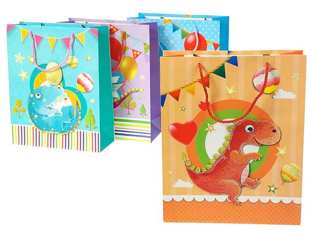 TORBA OZDOBNA 3D 26*32*10CM DINOZAUR ADAR /12/